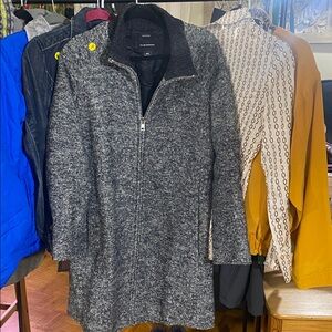 #7 Club Monaco Gray Wool Blend Coat